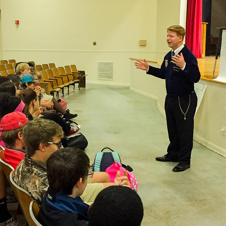 Meet Dawson Adams, FFA South Region State Vice President